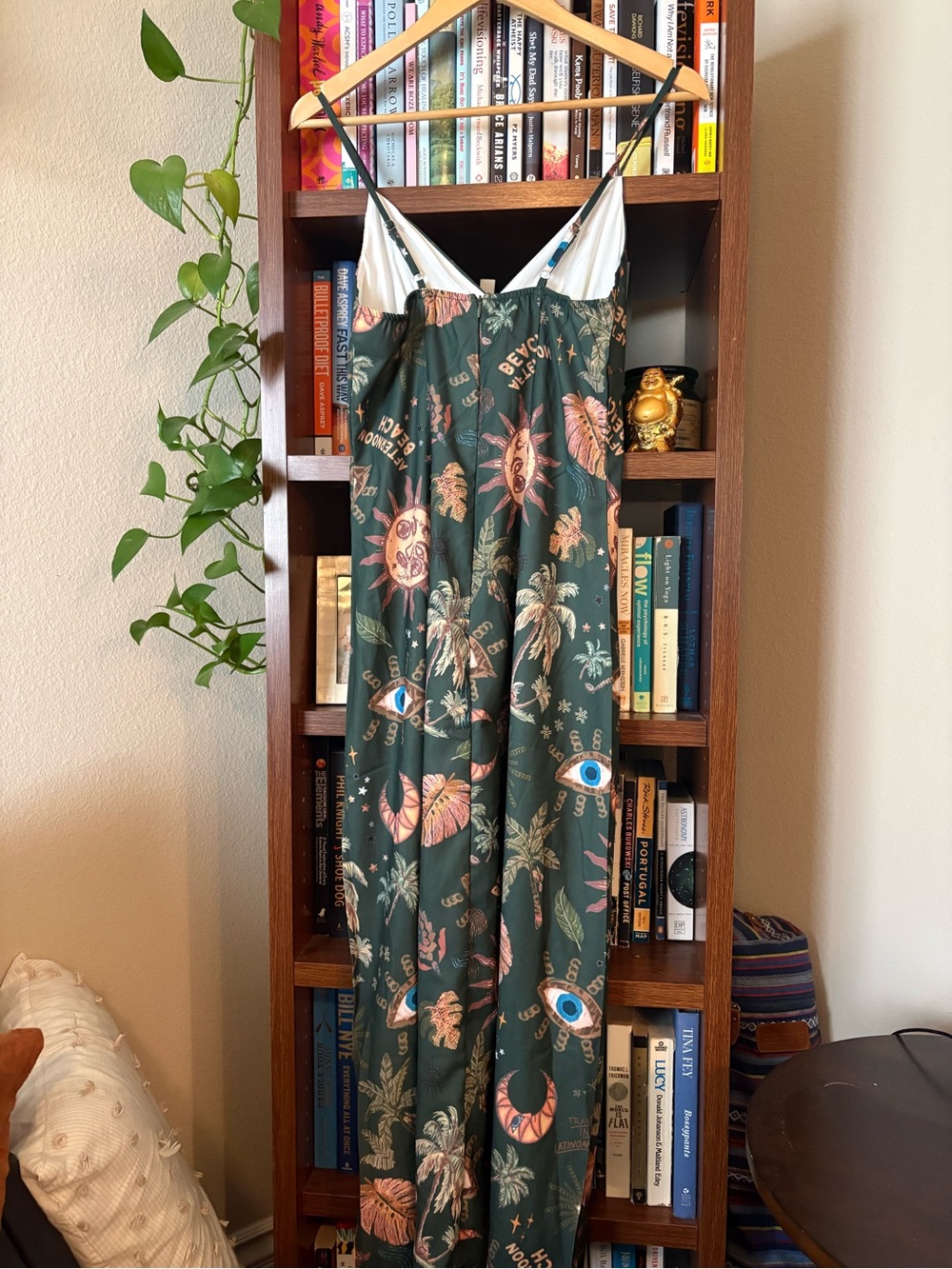 ROMWE Green Hippie summer Vacation Midi Dress - Picture 2 of 13